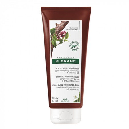 Klorane après-shampooing à la quinine et edelweiss bio 200ml