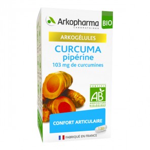 Arkopharma arkogélules  bio curcuma pipérine 130 gélules