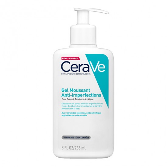 CeraVe gel moussant anti-imperfections 236ml