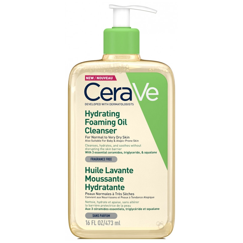 Cerave huile lavante moussante hydratante 473ml