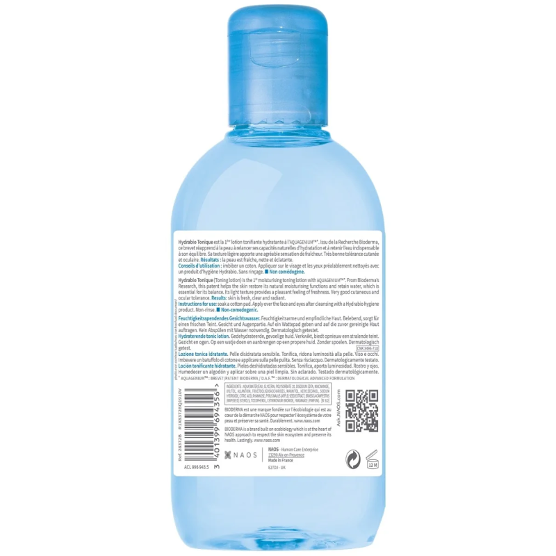 Bioderma hydrabio lotion tonique 250ML