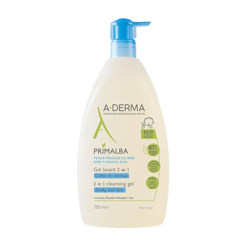 A-derma primalba gel lavant 2en1 - 750ml