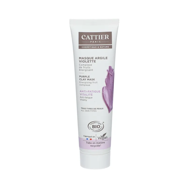 Cattier masque argile violette 100ml