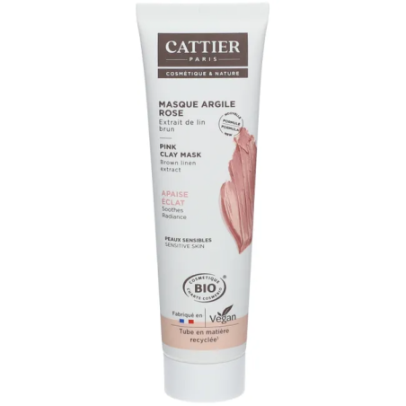 Cattier masque argile rose 100ml