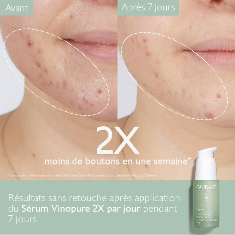 Caudalie Vinopure sérum infusion anti-imperfections 30ml