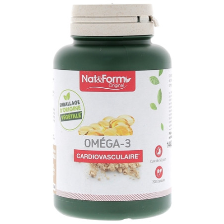 Nat&Form Oméga 3 - 200 capsules