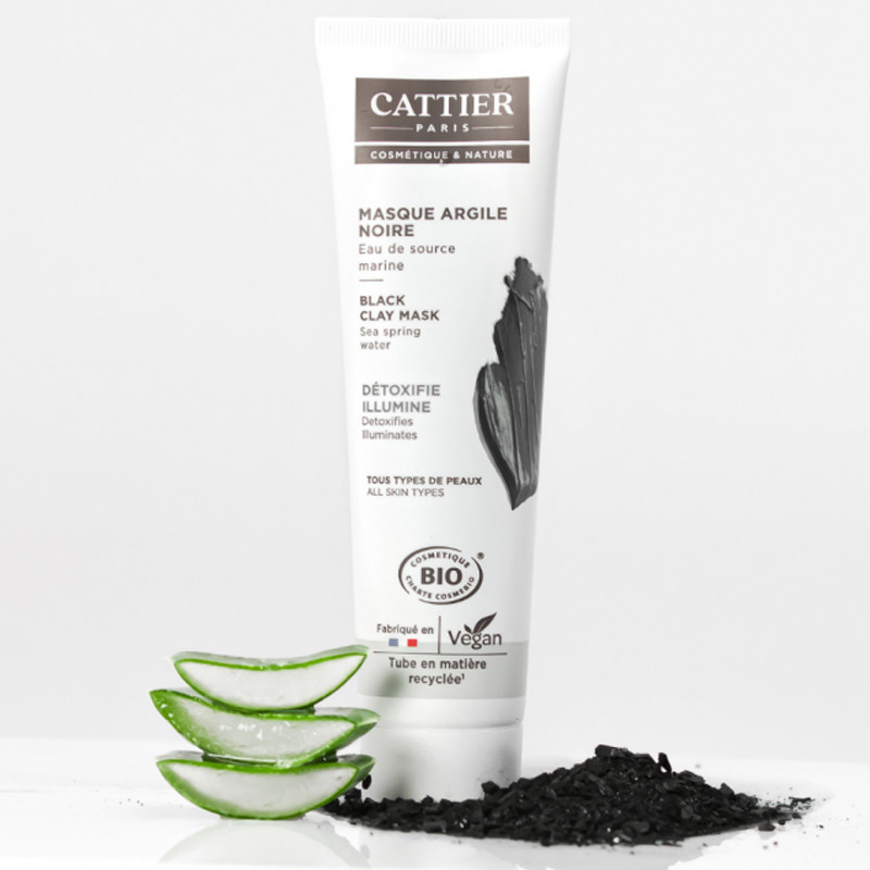 Cattier masque à l'argile noire 100ml