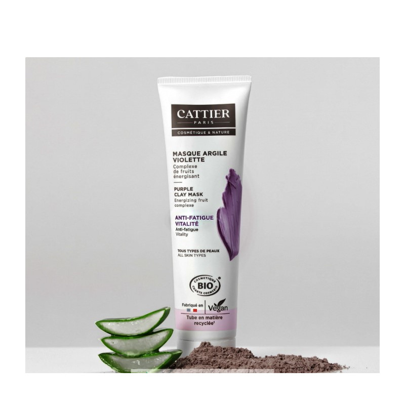 Cattier masque argile violette 100ml