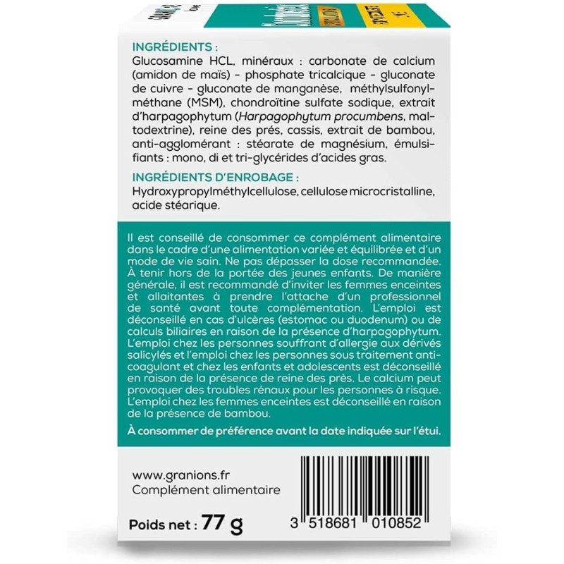 Granions chondrosteo articulations lot 3x90 comprimés