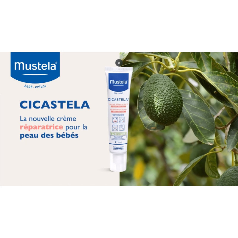 Mustela cicastela crème réparatrice 40ml