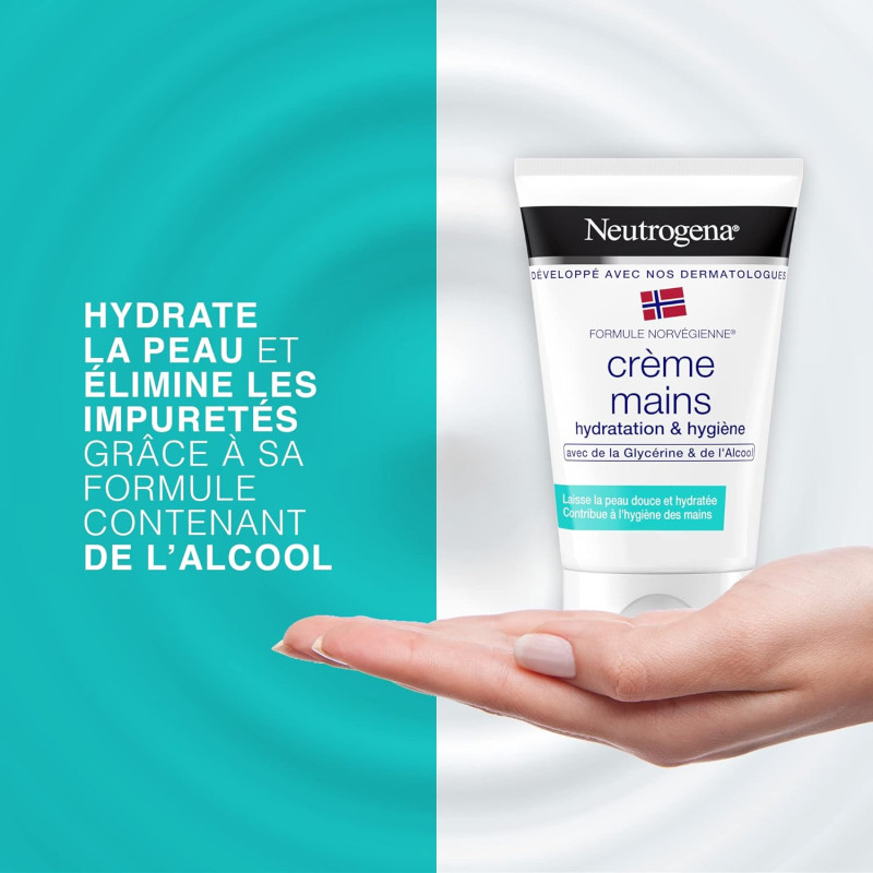 Neutrogena crème mains hydratation & hygiène 50ml