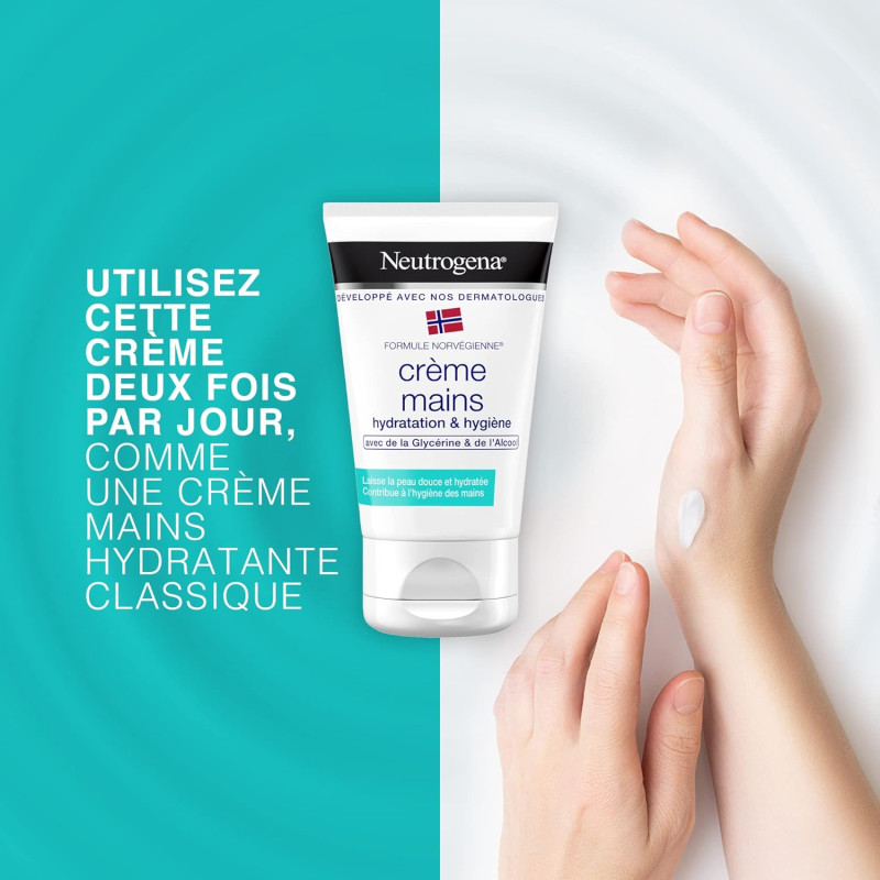 Neutrogena crème mains hydratation & hygiène 50ml