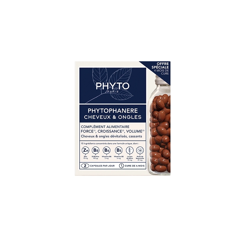 Phyto Phytophanère cheveux et ongles duo 2X120 capsules