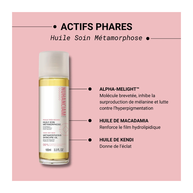 Nuhanciam Huile Soin Métamorphose 100 ml