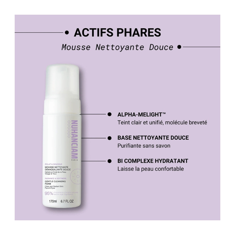 Nuhanciam Mousse Nettoyante Douce 170 ml