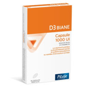 Pileje D3 Biane 1000 UI Vitamine D 30 capsules