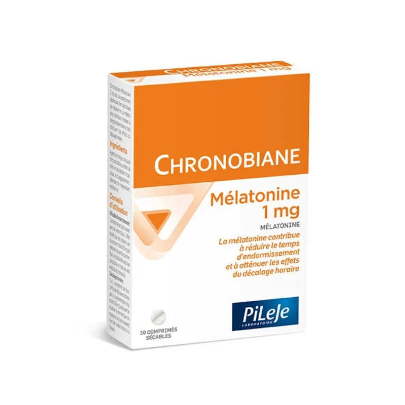 Pileje Chronobiane Mélatonine 1mg 30 comprimés