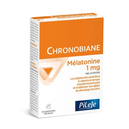 Pileje Chronobiane Mélatonine 1mg 30 comprimés